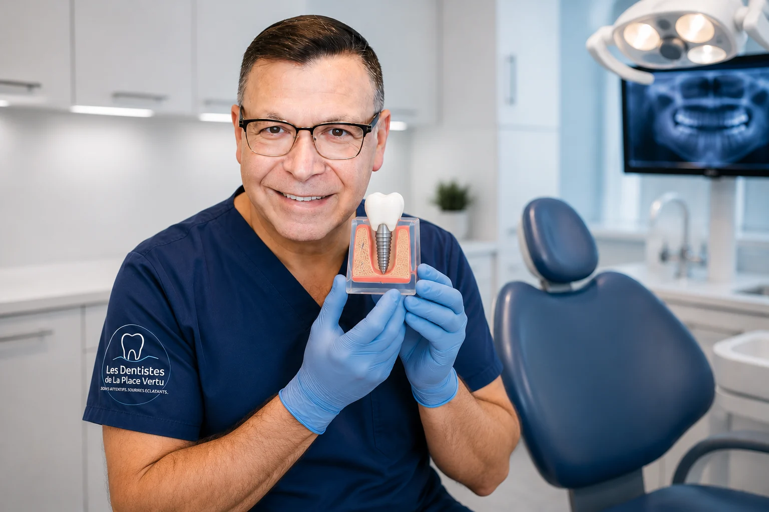 Un remplacement permanent des dents manquantes
